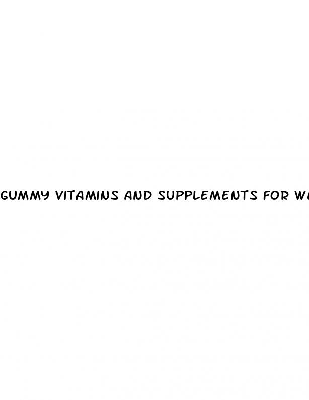 gummy vitamins and supplements for weight loss