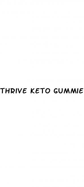 thrive keto gummies para que sirve