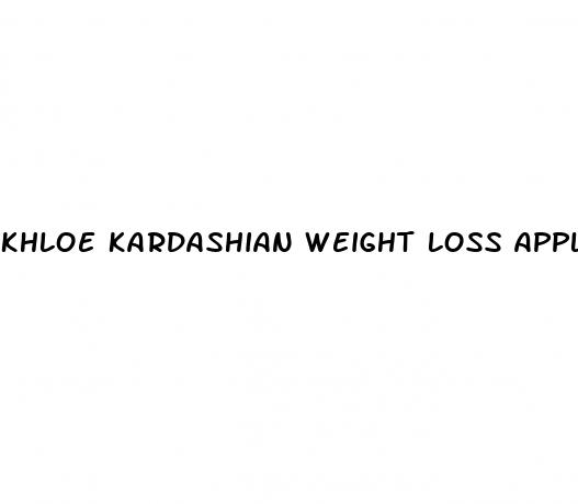 khloe kardashian weight loss apple cider vinegar