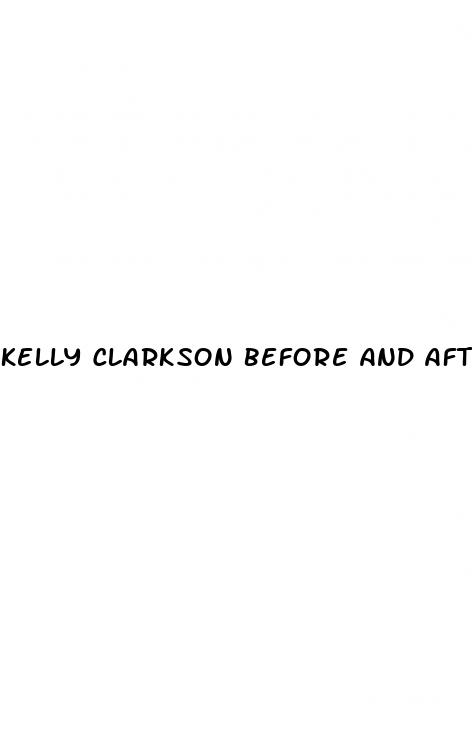 kelly clarkson before and after weight loss 2024