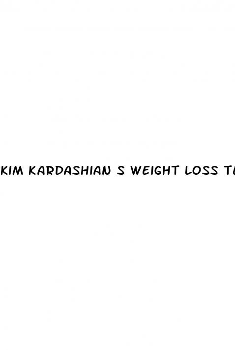 kim kardashian s weight loss tea