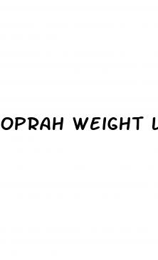 oprah weight loss today