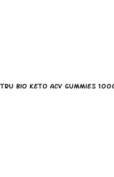 tru bio keto acv gummies 1000mg gummys reviews