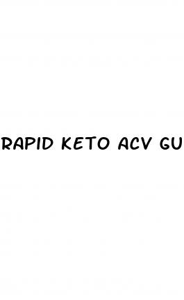 rapid keto acv gummies price