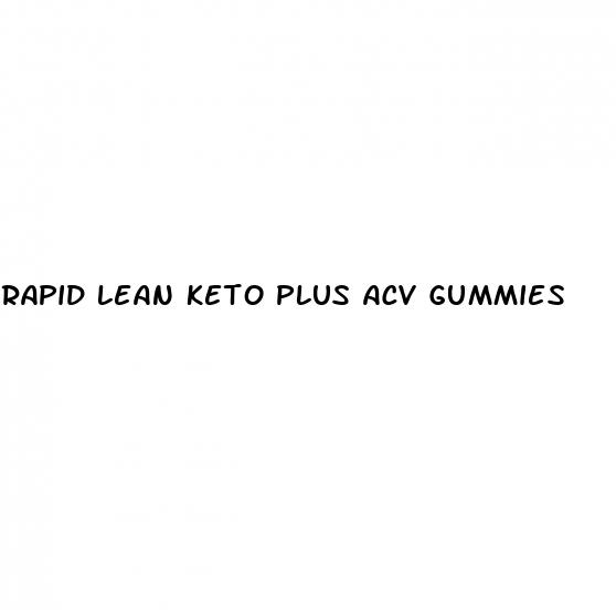 rapid lean keto plus acv gummies