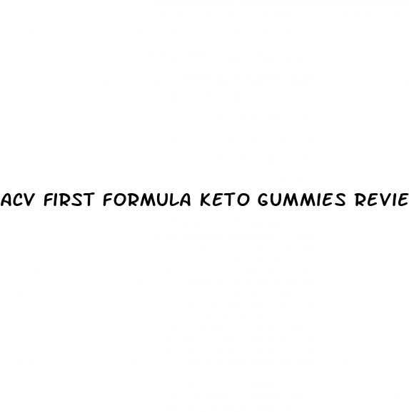 acv first formula keto gummies reviews