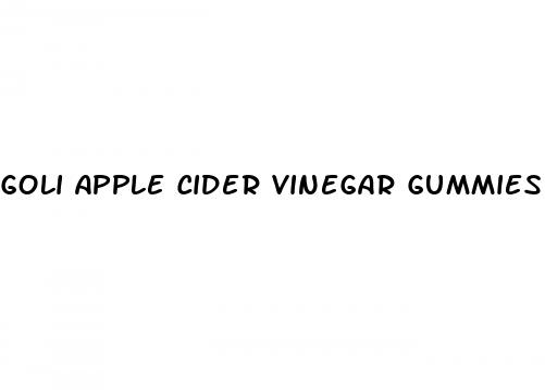 goli apple cider vinegar gummies help with weight loss