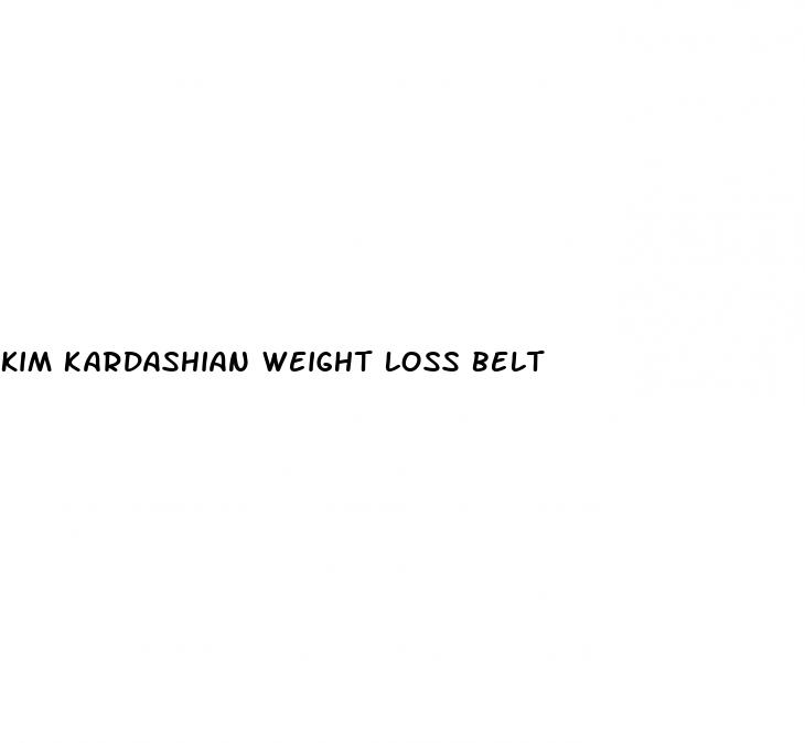 kim kardashian weight loss belt