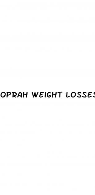 oprah weight losses and gains