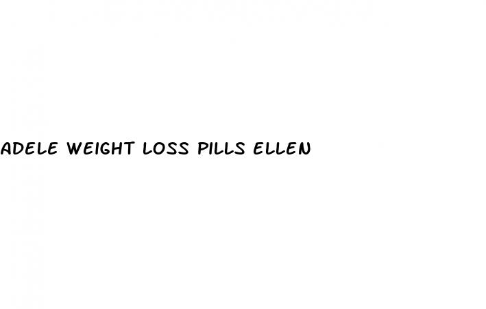 adele weight loss pills ellen