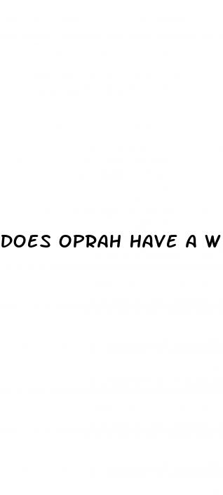 does oprah have a weight loss program