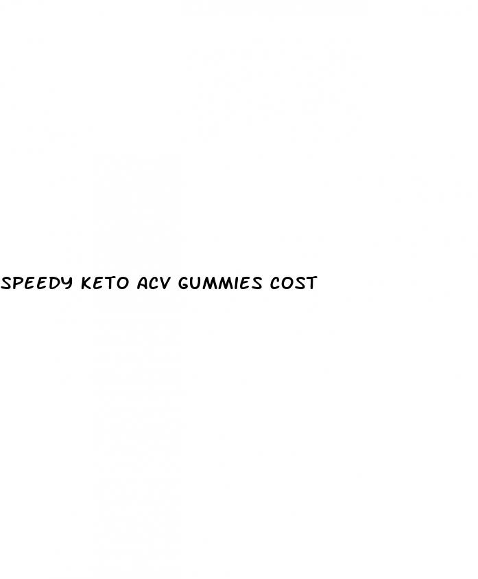 speedy keto acv gummies cost