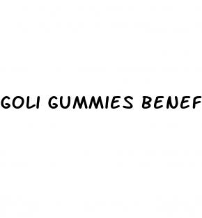 goli gummies benefits weight loss