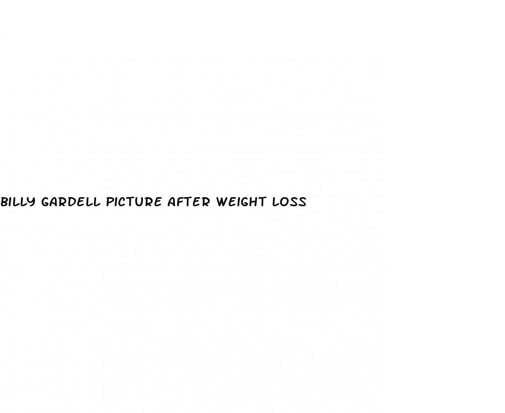 billy gardell picture after weight loss