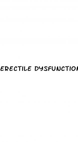 erectile dysfunction by age statistics