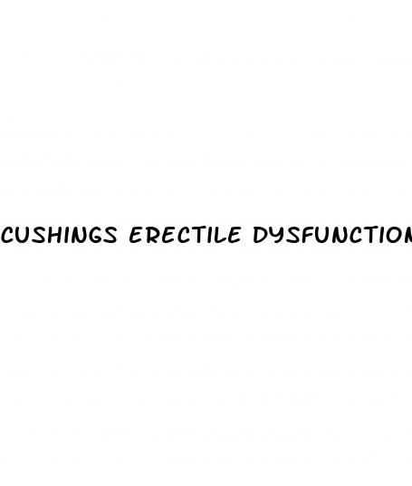 cushings erectile dysfunction