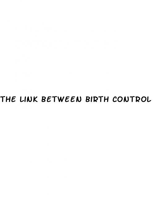 the link between birth control pills and sex drive