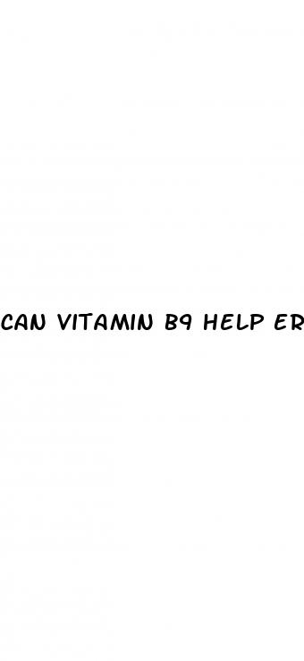 can vitamin b9 help erectile dysfunction