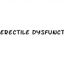 erectile dysfunction infection