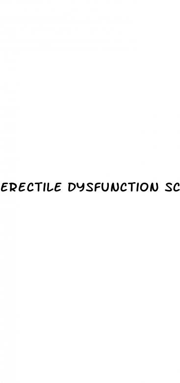 erectile dysfunction scale