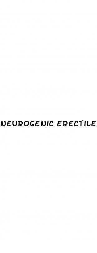 neurogenic erectile dysfunction treatment