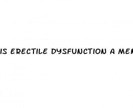 is erectile dysfunction a mental disorder