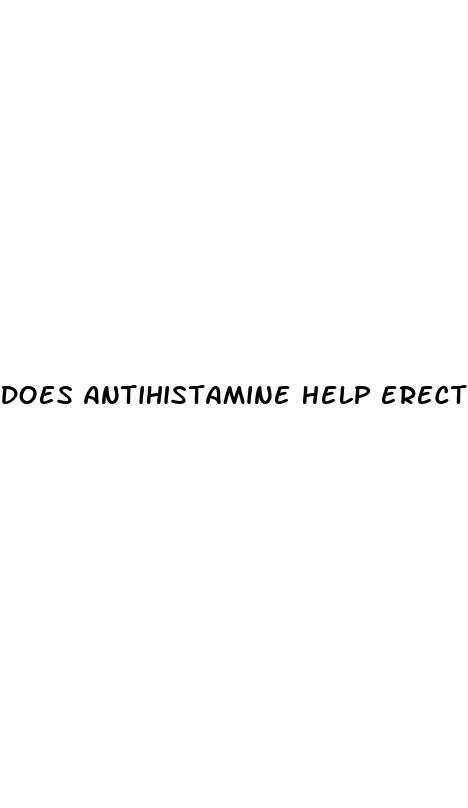 does antihistamine help erectile dysfunction