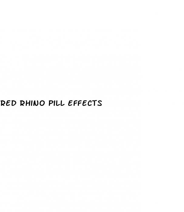 red rhino pill effects