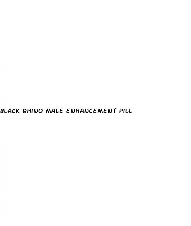 black rhino male enhancement pill