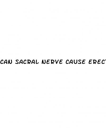 can sacral nerve cause erectile dysfunction