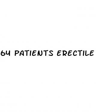 64 patients erectile dysfunction 7 control marijuana