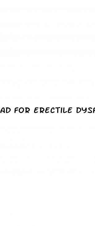 ad for erectile dysfunction