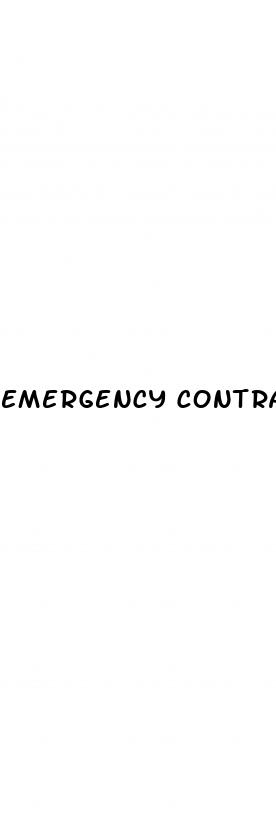 emergency contraception pills after sex