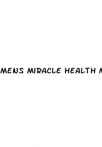 mens miracle health male enhancement