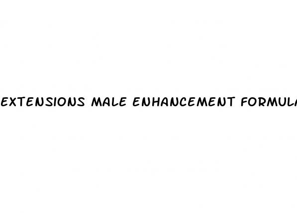 extensions male enhancement formula ii review