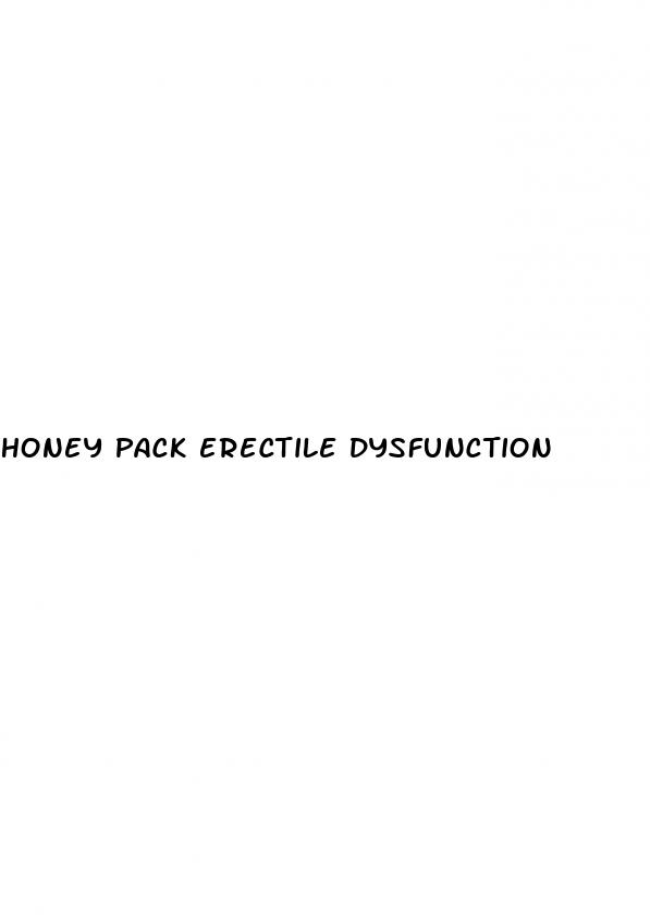 honey pack erectile dysfunction