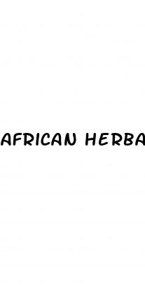 african herbal medicine for erectile dysfunction