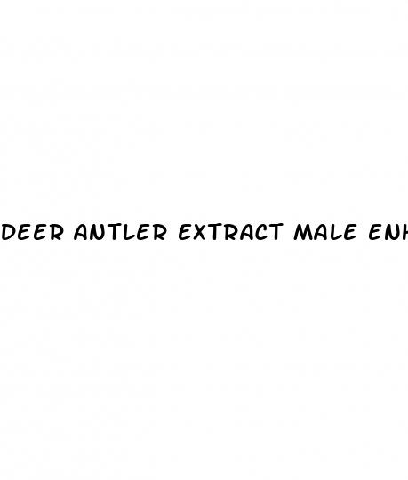 deer antler extract male enhancement