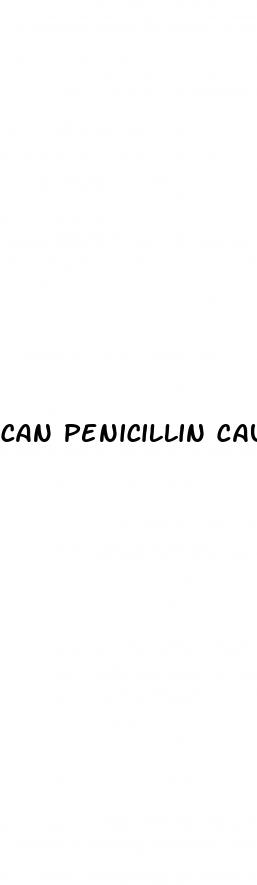 can penicillin cause erectile dysfunction