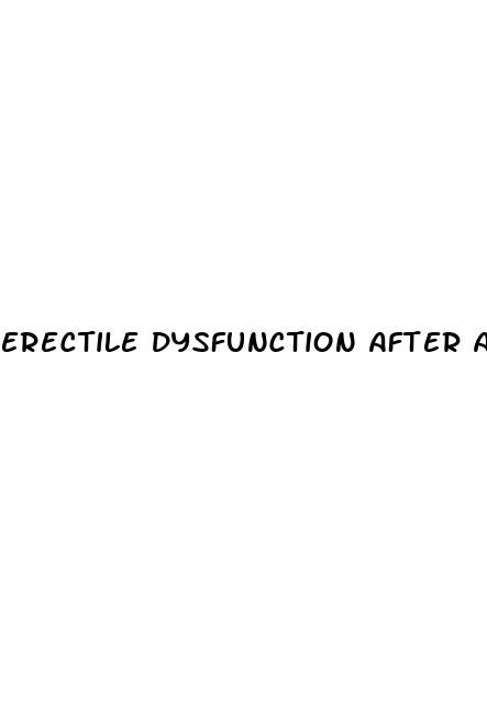 erectile dysfunction after a vasectomy