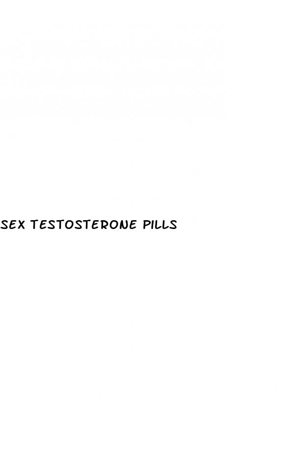 sex testosterone pills