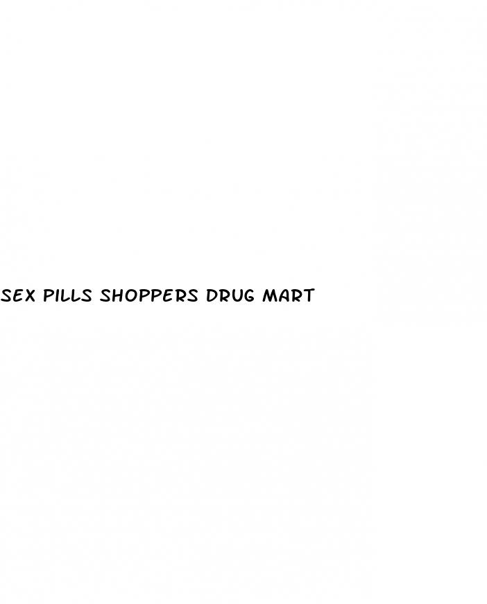 sex pills shoppers drug mart