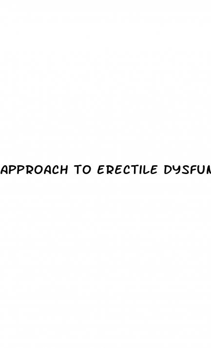 approach to erectile dysfunction aafp