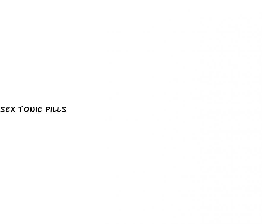 sex tonic pills