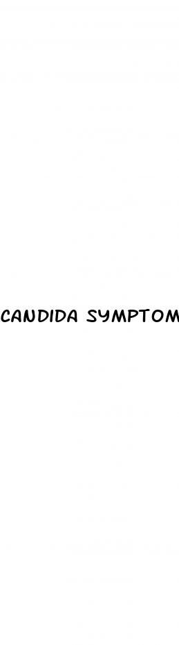 candida symptoms erectile dysfunction