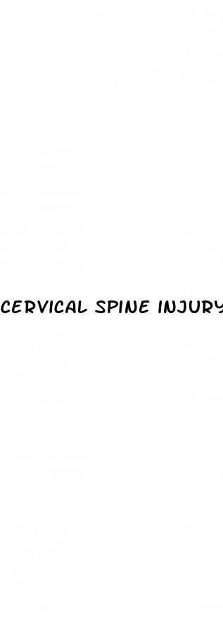 cervical spine injury and erectile dysfunction