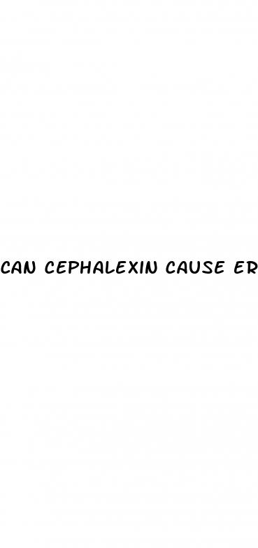 can cephalexin cause erectile dysfunction