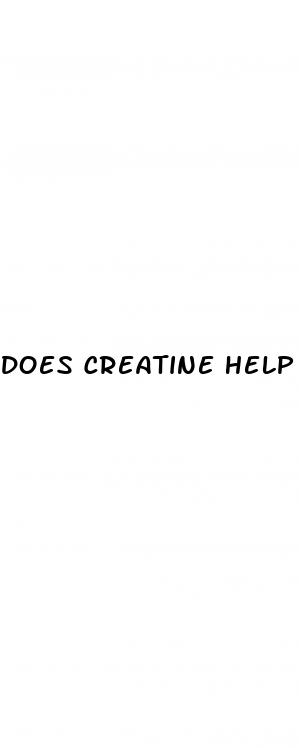 does creatine help erectile dysfunction