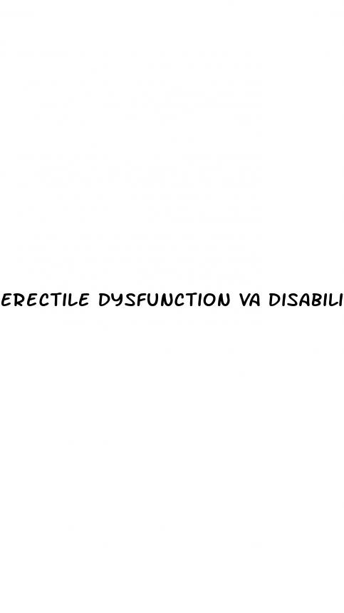 erectile dysfunction va disability