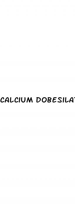 calcium dobesilate erectile dysfunction